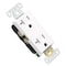 Faith Duplex Straight Blade Receptacle, 5-20R, 20 A, 125V AC, 2 Pole, 3 Wire, Grounded SSRE4TR-WH - alternate 2